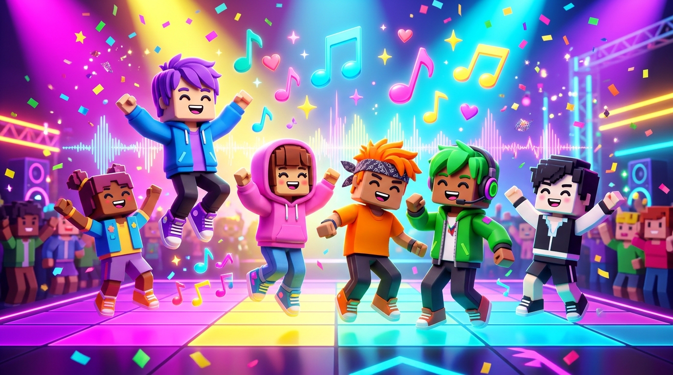Digidigida TikTok & Roblox Viral Dance Meme Illustration
